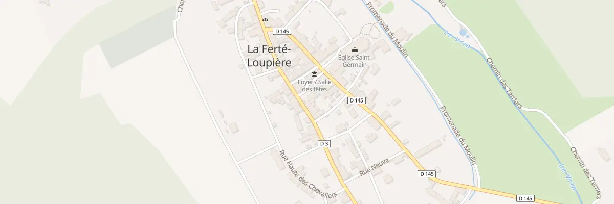 Plan du 8 Pl de la Halle à La Ferté-Loupière
