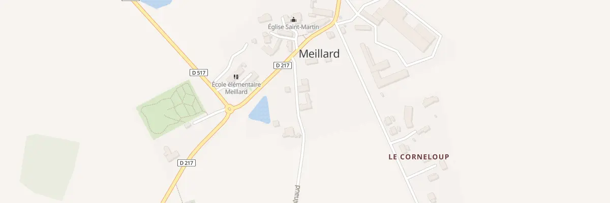 Plan du 5011 Le Bourg à Meillard