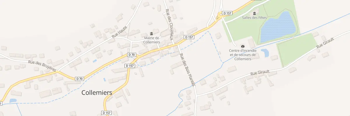 Plan du 2 Rue des Bois Plantés à Collemiers