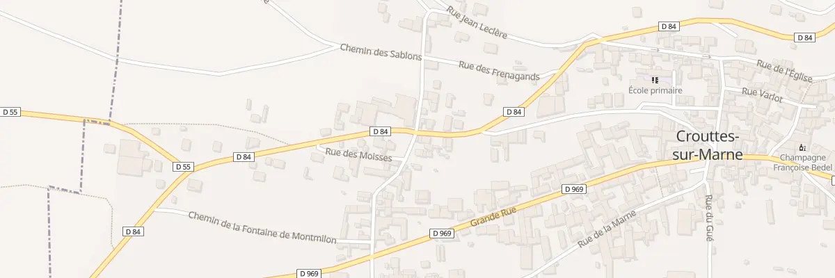 Plan du 30 Rue de Bézu-le-guéry à Crouttes-sur-Marne