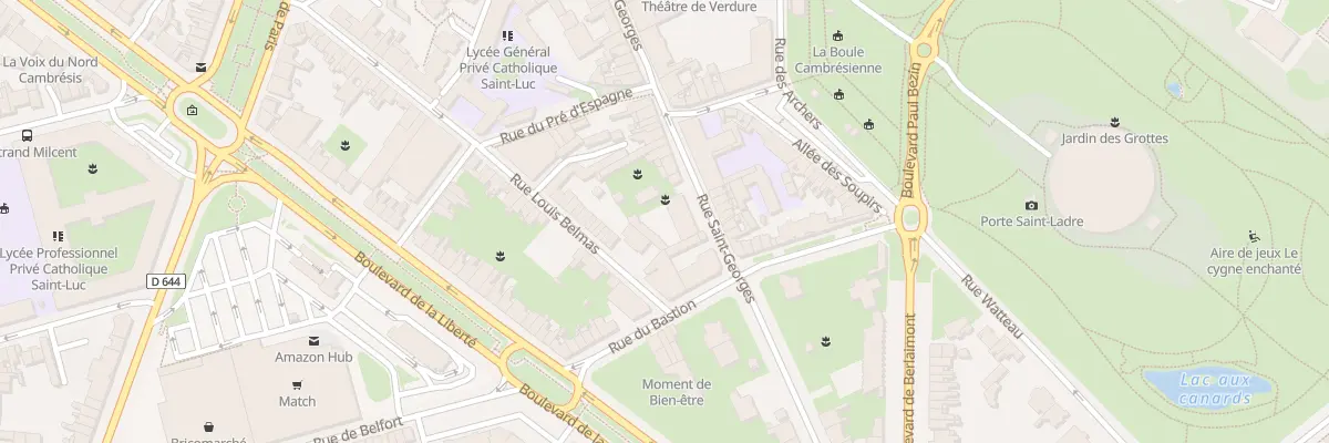 Plan du 66 Rue Saint-georges à Cambrai