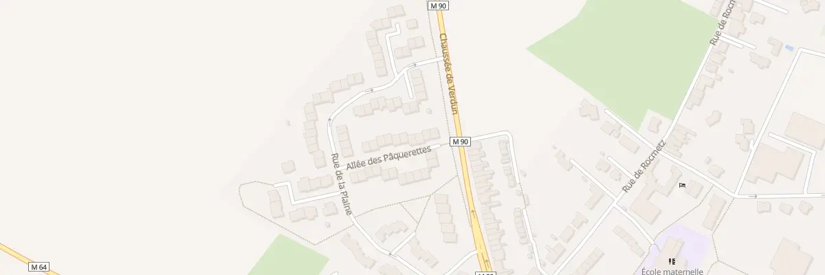 Plan du 13 All des Pâquerettes à Willems