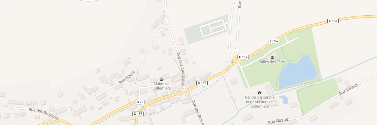 Plan du 6 Rue des Clouzeaux à Collemiers