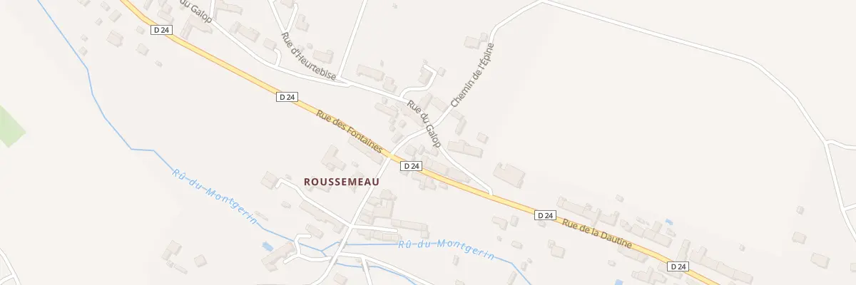 Plan du 1 Rue du Galop à Marsangy