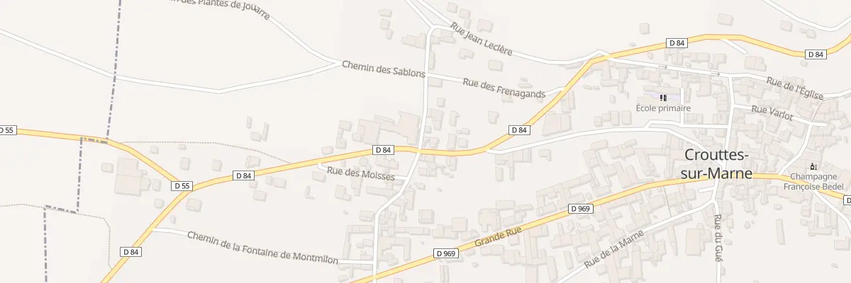 Plan du 17 Rue de Bézu-le-guéry à Crouttes-sur-Marne