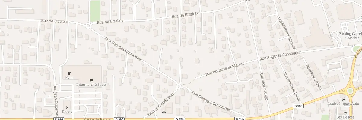 Plan du 16B Rue Georges Guynemer à Issoire