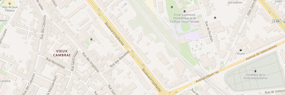 Plan du 62 Bd Faidherbe à Cambrai