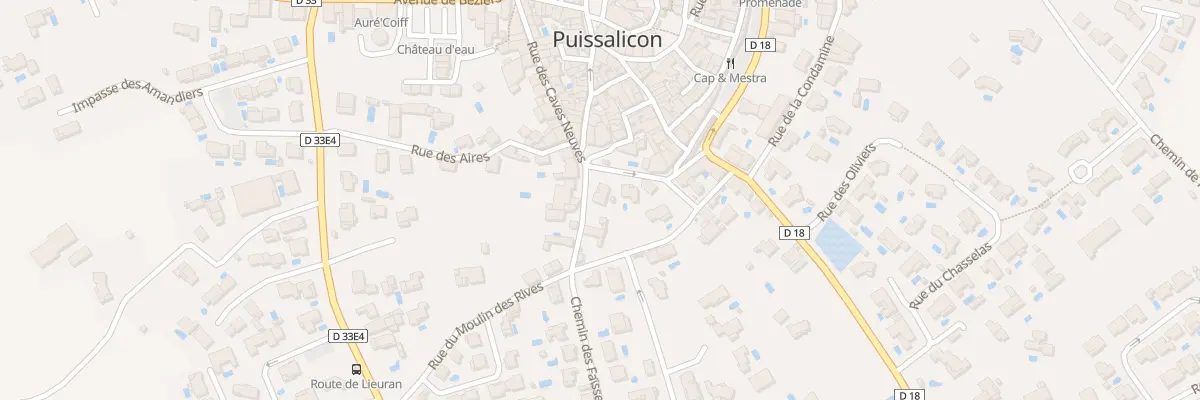 Plan du 3 Rue des Montels à Puissalicon