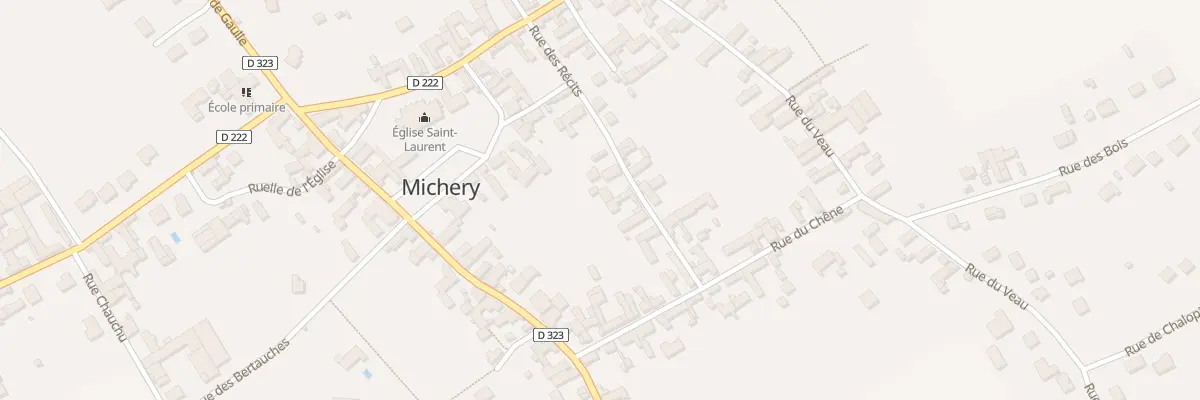 Plan du 6 Rue des Recits à Michery