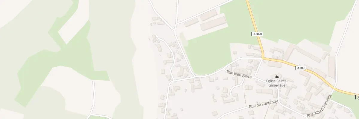 Plan du 2 Rue du Chateau Maillard à Tartiers