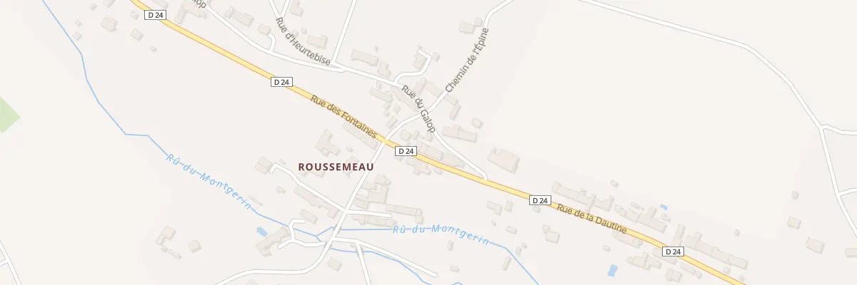Plan du 5 Rue de la Dautine à Marsangy