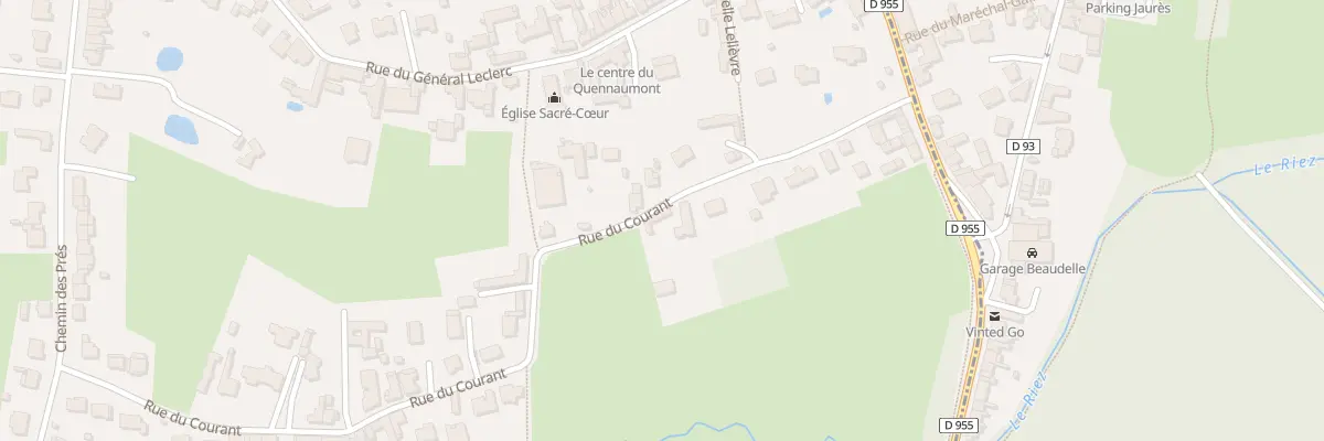 Plan du 500 Rue du Courant à Cysoing