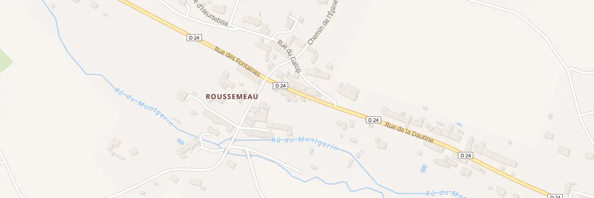 Plan du 7 Rue de la Dautine à Marsangy