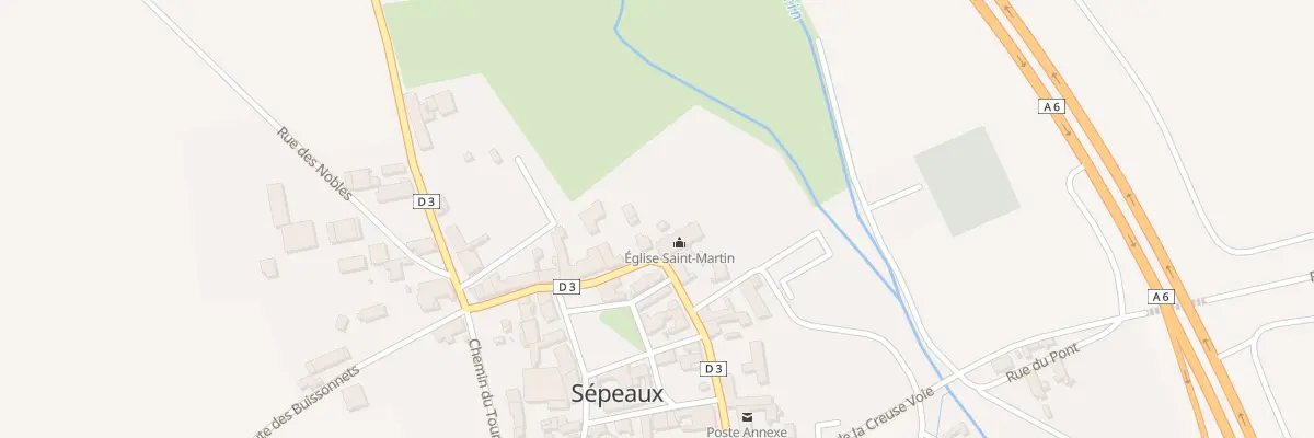 Plan du 28 Gr Grande Rue à Sépeaux-Saint Romain