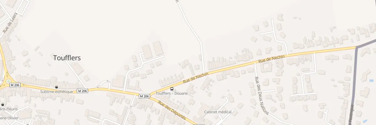 Plan du 33B Rue de Nechin à Toufflers