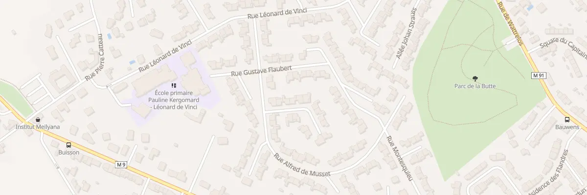 Plan du 7 Rue Honoré De Balzac à Leers