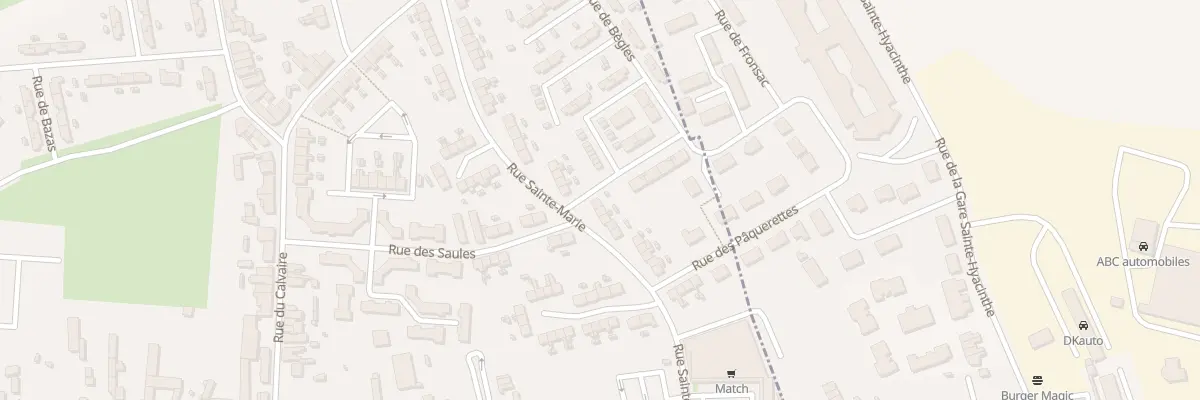 Plan du 20 Rue Sainte Marie à Auberchicourt
