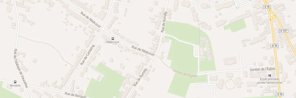 Plan du 538 Rue de Rumilly à Cambrai