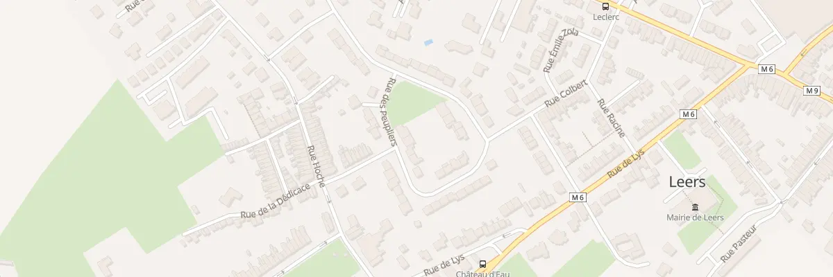 Plan du 16 Rue des Peupliers à Leers