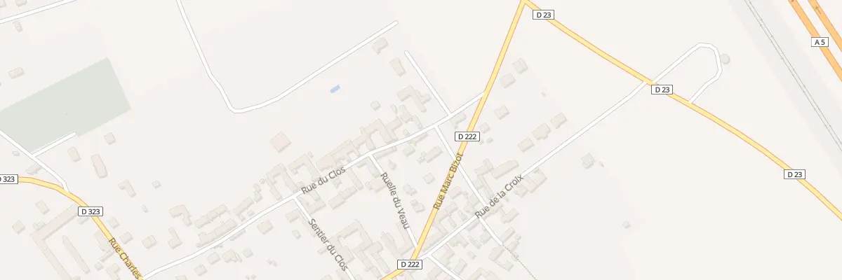 Plan du 2 Rue Haute à Michery