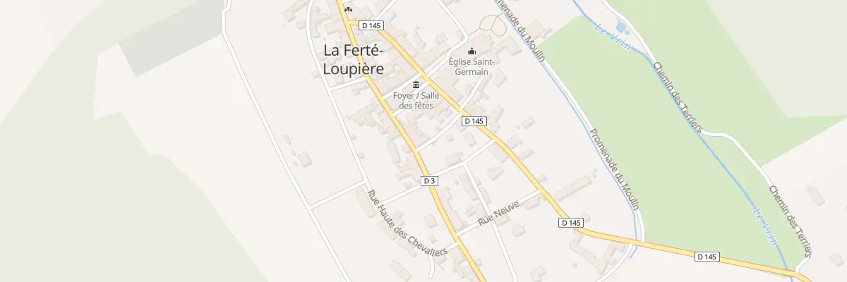 Plan du 7 Rue Ste Anne à La Ferté-Loupière