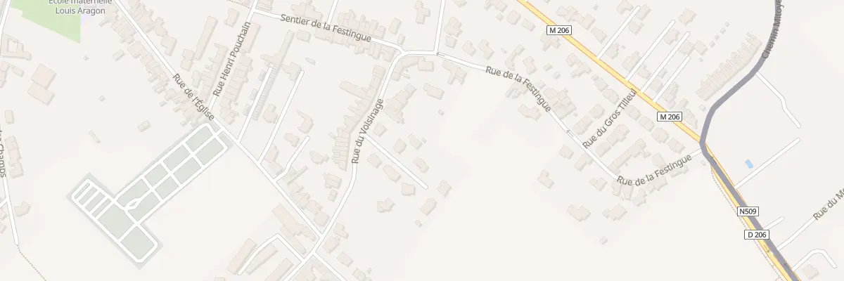 Plan du 39 Rue du Voisinage à Toufflers