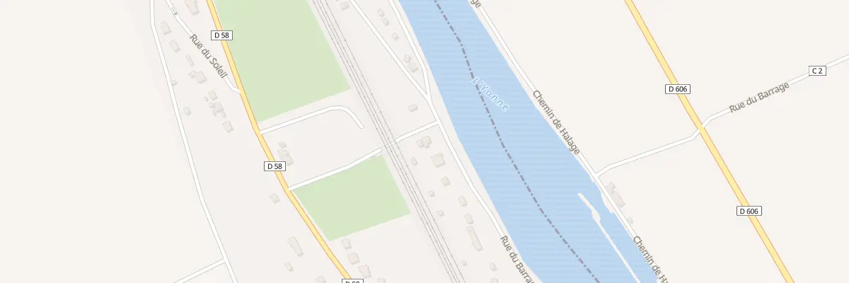 Plan du 2 Rue du Barrage à Villeperrot