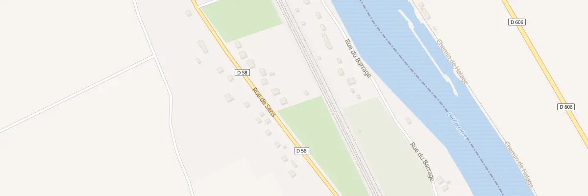 Plan du 33 Rue de Sens à Villeperrot