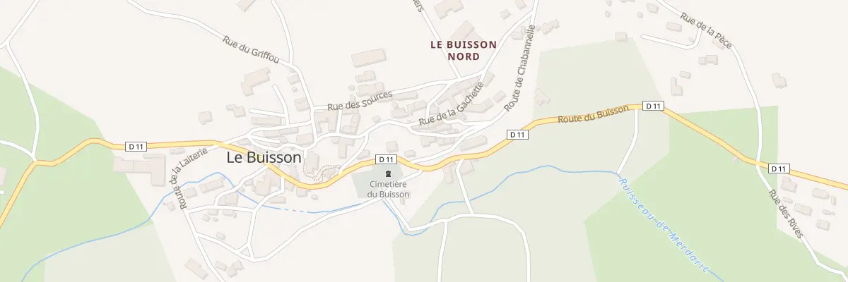 Plan du 5008 Le Bourg au Buisson