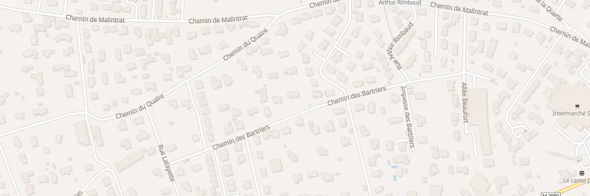 Plan du 14 Che des Bartriers à Pont-du-Château