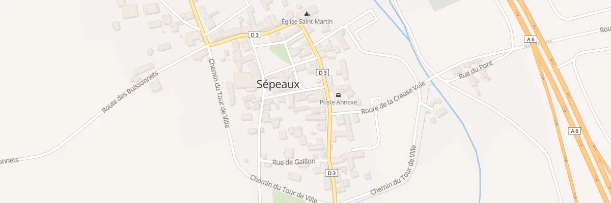 Plan du 3 Rue du Vert Galant à Sépeaux-Saint Romain