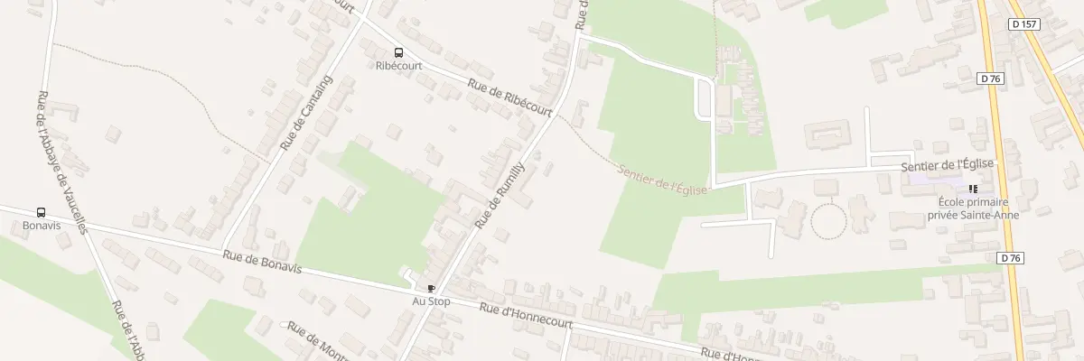 Plan du 583 Rue de Rumilly à Cambrai