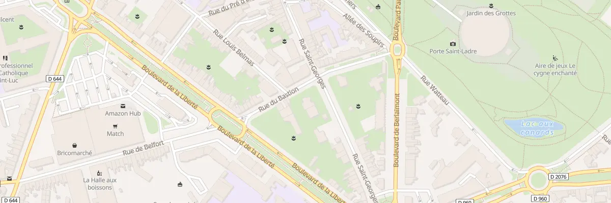 Plan du 68 Rue Saint-georges à Cambrai