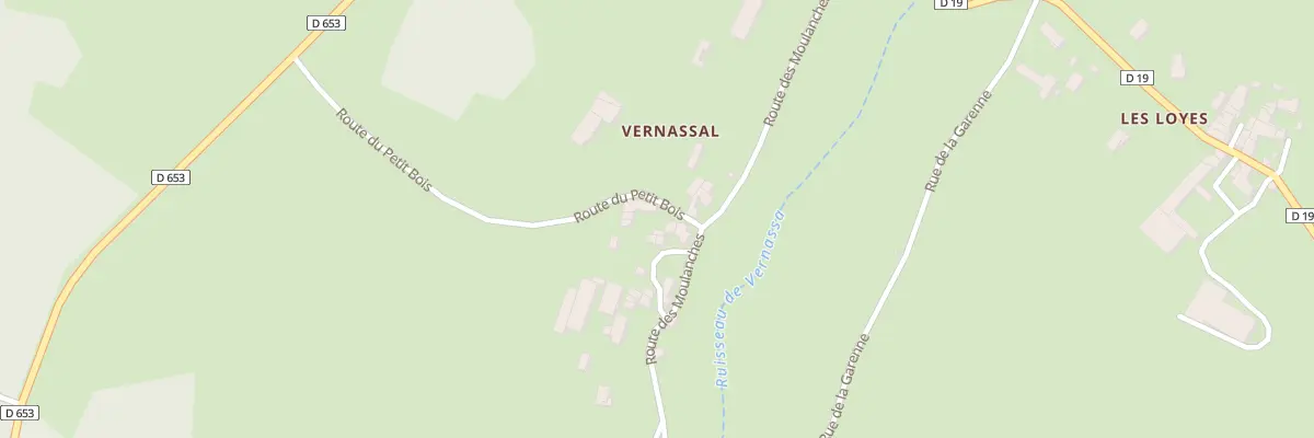 Plan du 5078 Vernassal à Léotoing
