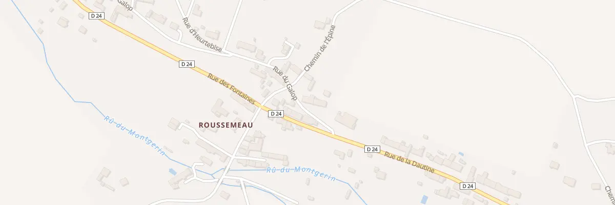 Plan du 6 Rue du Galop à Marsangy