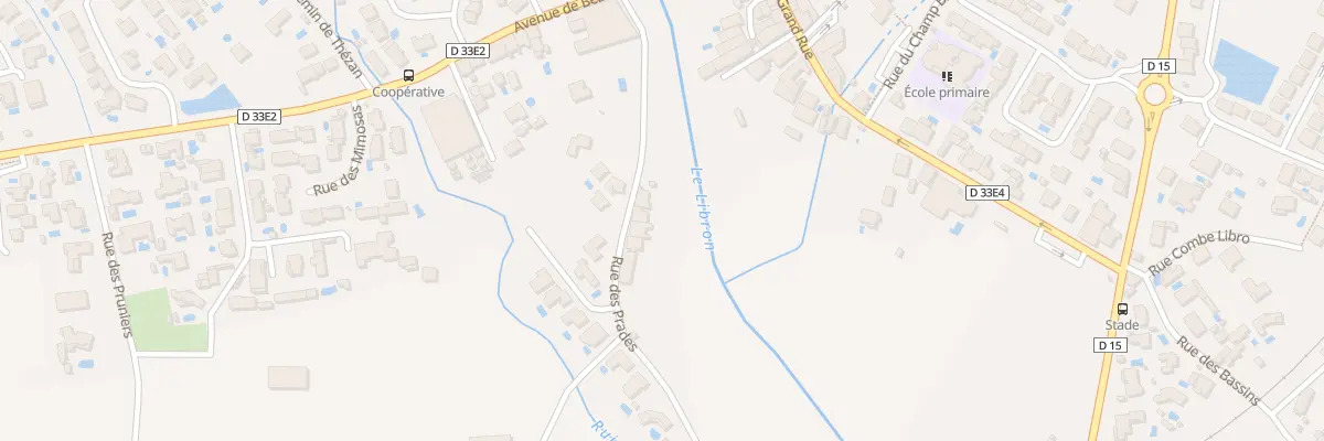 Plan du 4 Rue des Prades à Lieuran-lès-Béziers