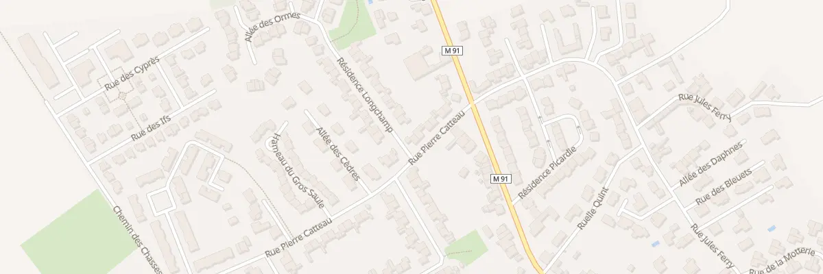 Plan du 12 Rue Pierre Catteau à Leers