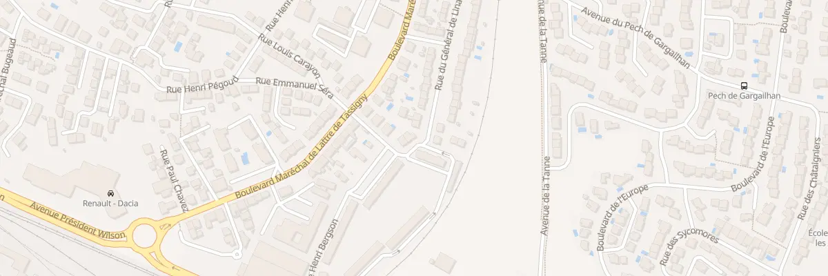 Plan du 56 Rue Général de Linarès à Béziers