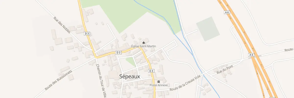 Plan du 26 Gr Grande Rue à Sépeaux-Saint Romain