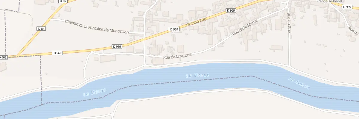 Plan du 8 Rue de la Marne à Crouttes-sur-Marne