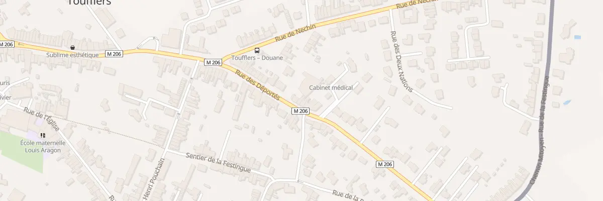 Plan du 121 Rue des Déportés à Toufflers