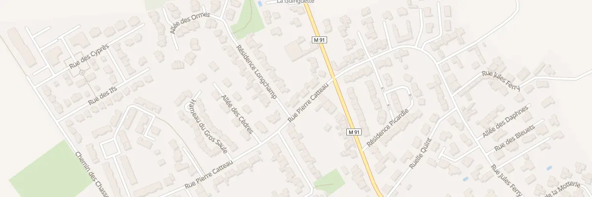 Plan du 10 Rue Pierre Catteau à Leers