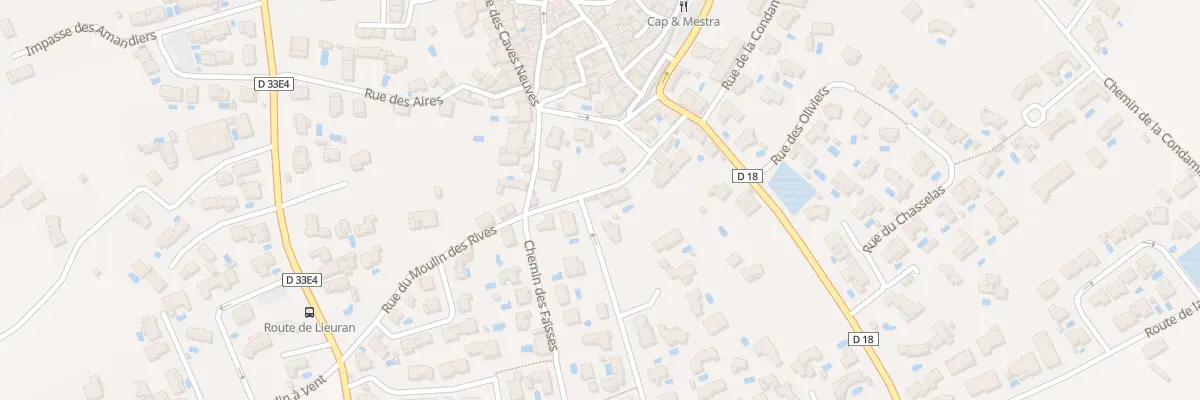 Plan du 97 Rue du Moulin des Rives à Puissalicon