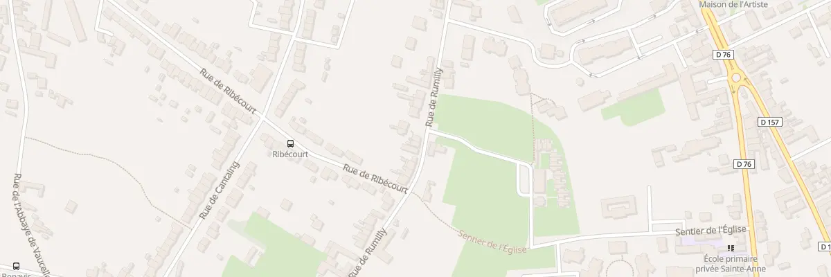 Plan du 490 Rue de Rumilly à Cambrai