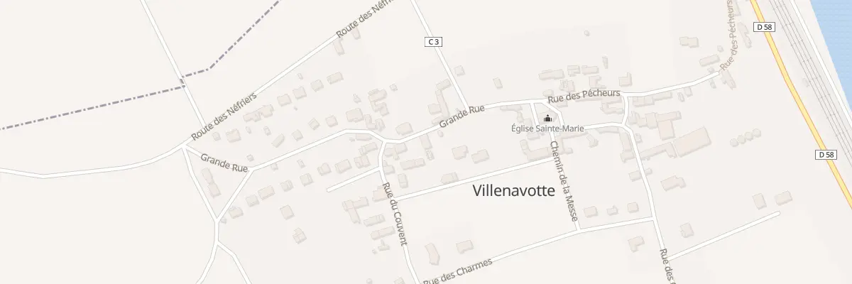 Plan du 5 Grande Rue à Villenavotte