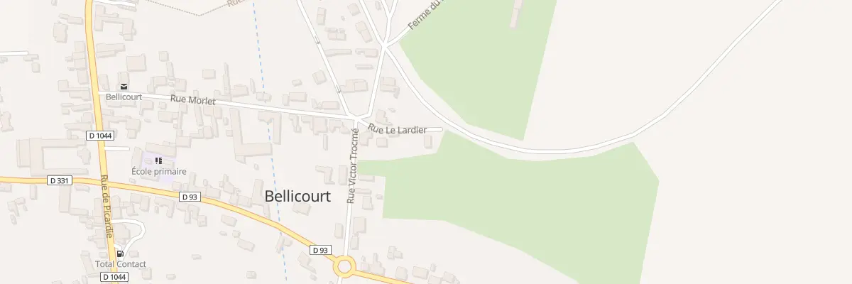 Plan du 6 Rue le Lardier à Bellicourt