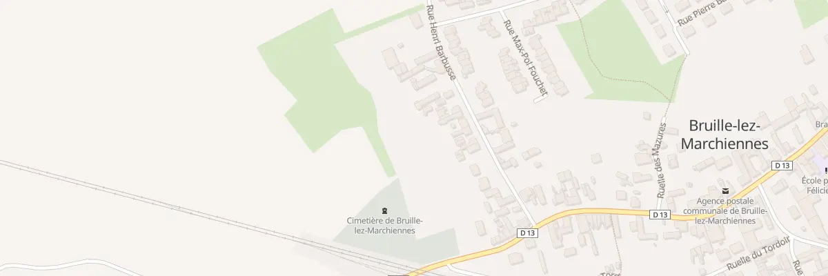Plan du 19 Rue Henri Barbusse à Bruille-lez-Marchiennes