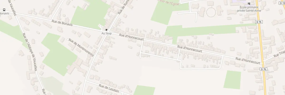 Plan du 22 Rue d’Honnecourt à Cambrai