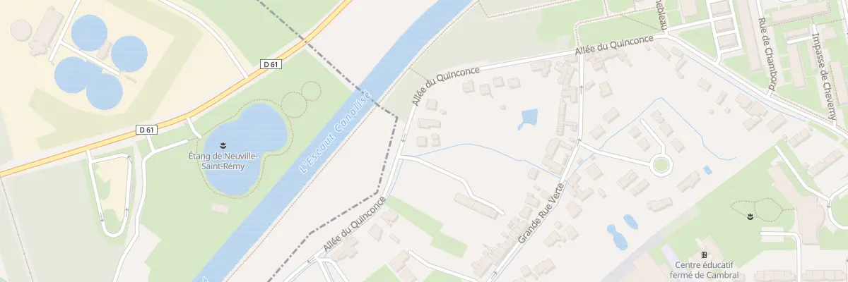 Plan du 580 All du Quinconce à Cambrai