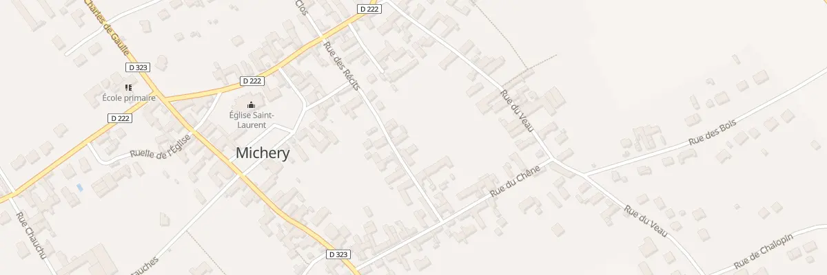 Plan du 9 Rue des Recits à Michery